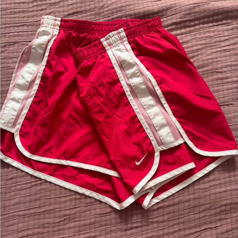 Nike Women's Red Athletic Shorts